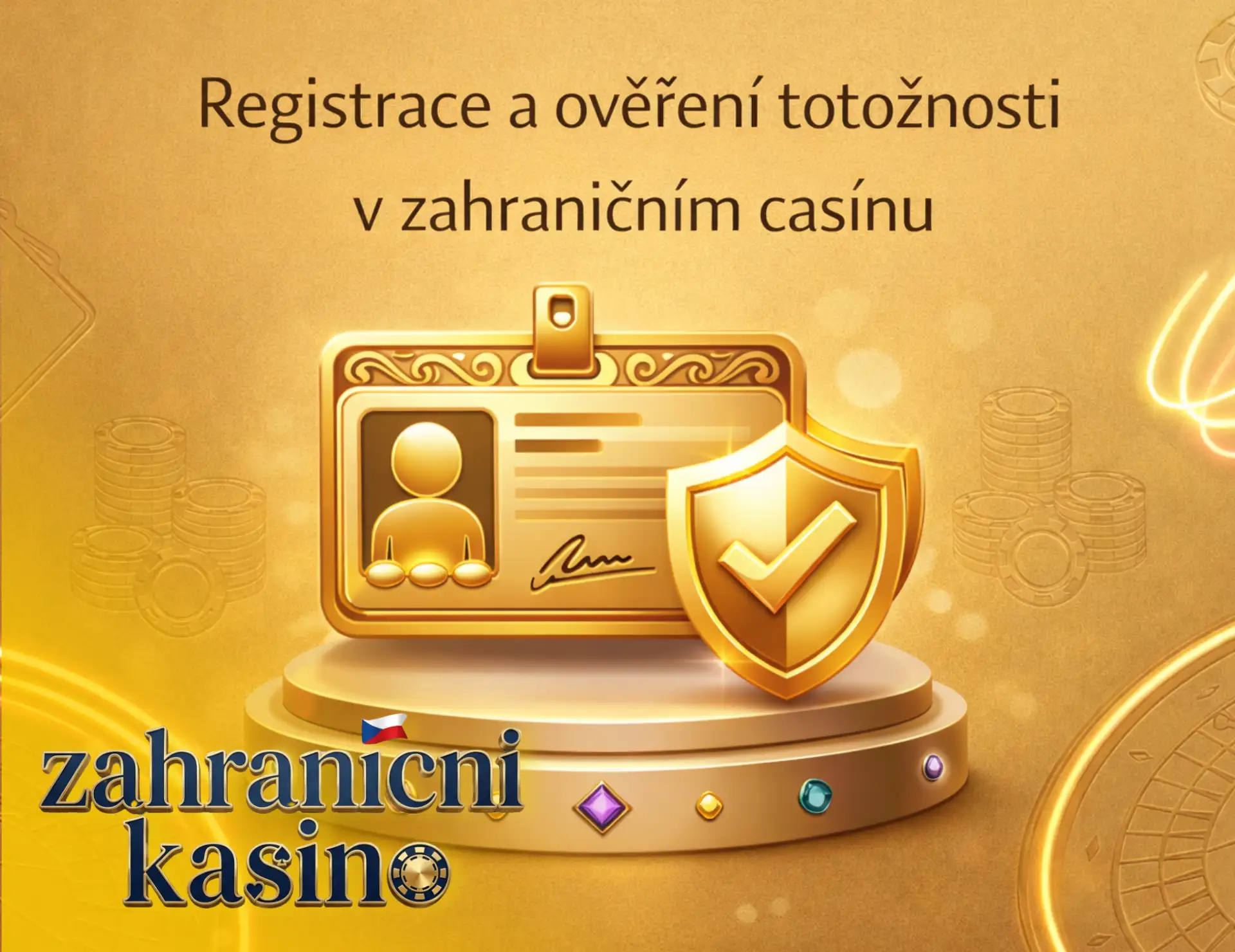 Kroky registrace pro české hráče v zahraničním online kasinu